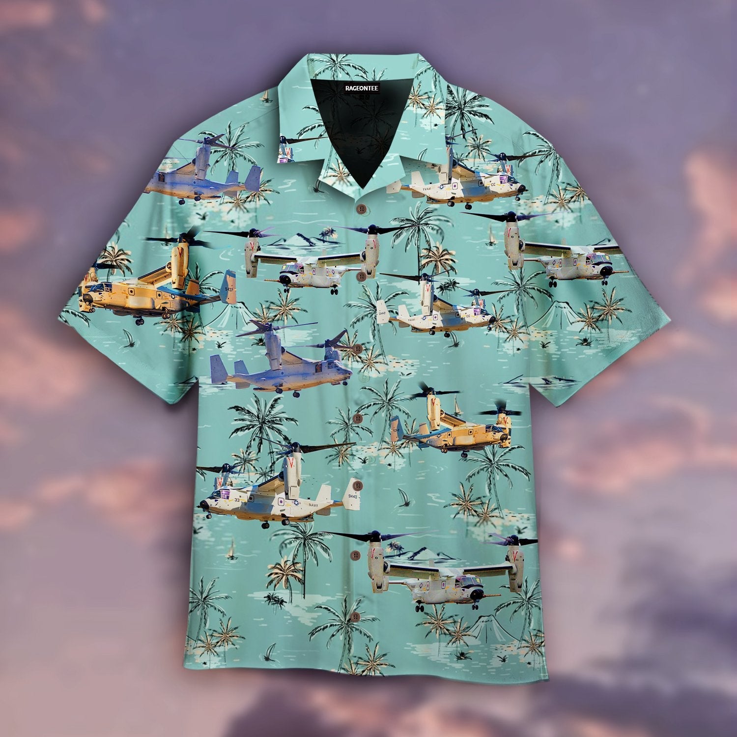 U.S. Navy CMV-22B Osprey Hawaiian Shirt | For Men & Women | Adult | WT1042{Size}