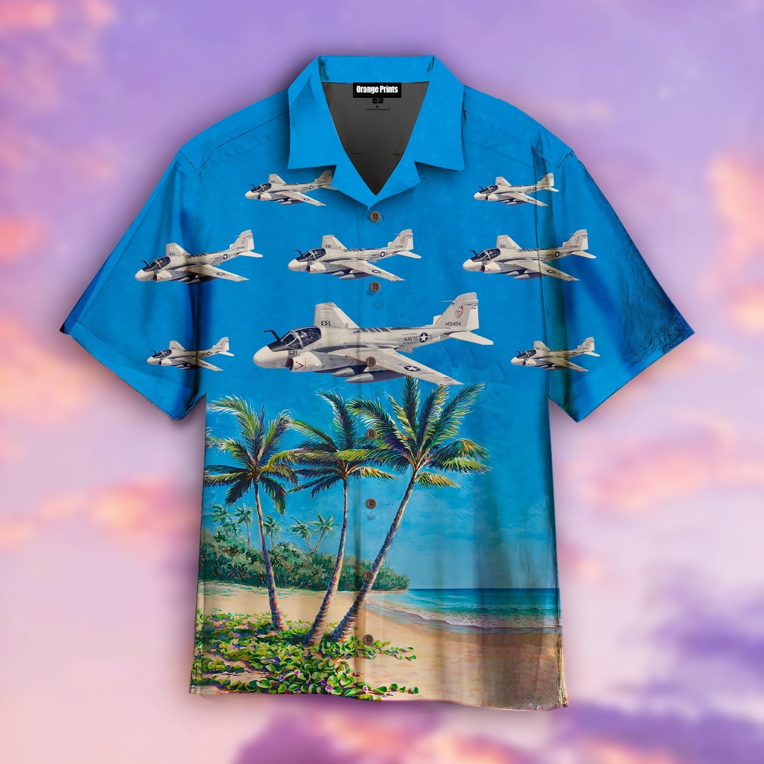 US Navy Grumman A-6 Intruder Hawaiian Shirt | For Men & Women | Adult | HW9493{Size}