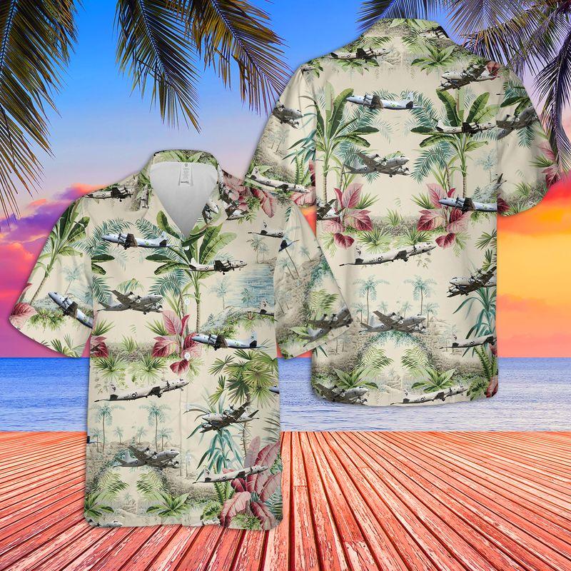 US Navy Lockheed P-3 Orion Hawaiian Shirt | For Men & Women | Adult | HW7243{Size}