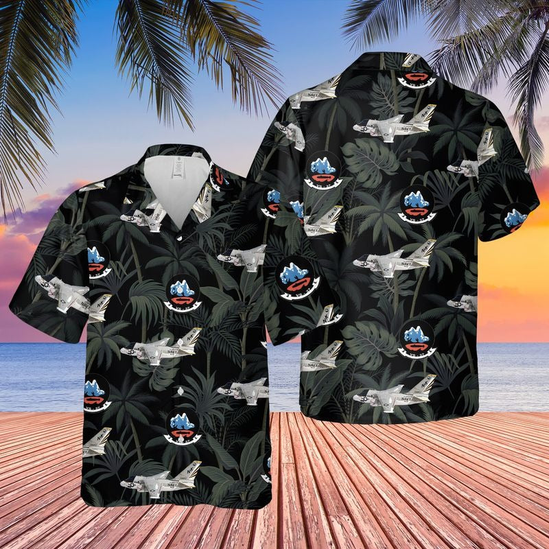 Us Navy Lockheed S 3 Vikings Of Vs 37 Hawaiian Shirt{Size}