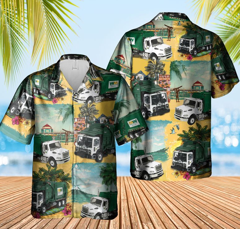 US Waste Collector Garbage Hawaiian Shirt | For Men & Women | Adult | HW5930{Size}