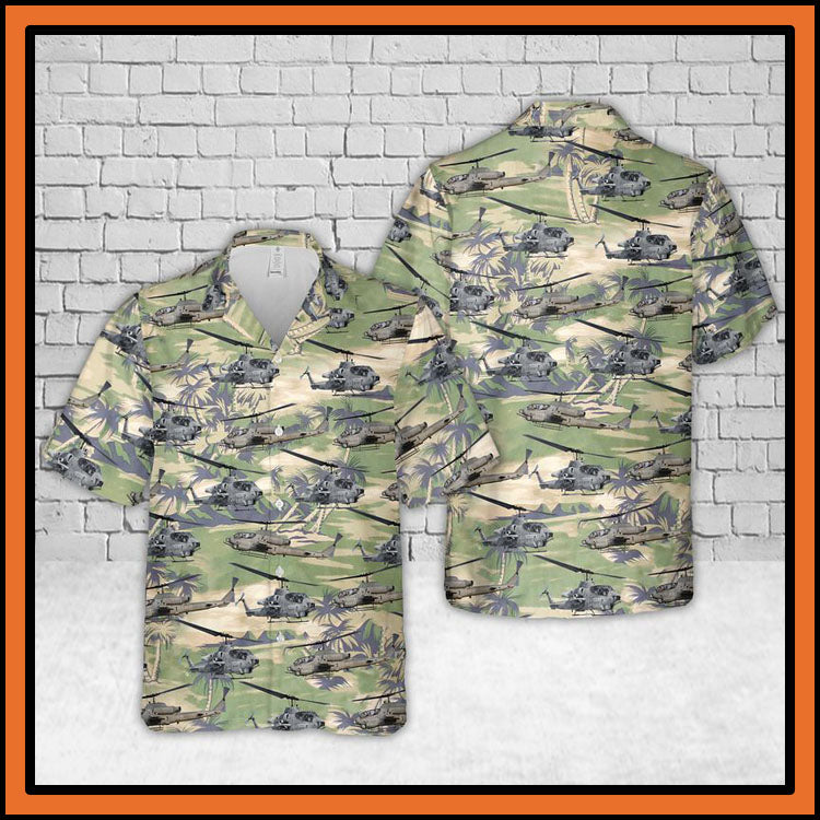 USMC AH-1 super cobra hawaiian shirt{Size}