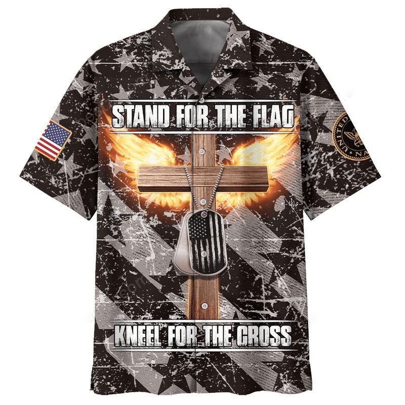 Veteran Stand For The Flag Hawaiian Shirt | For Men & Women | Adult | HW8507{Size}