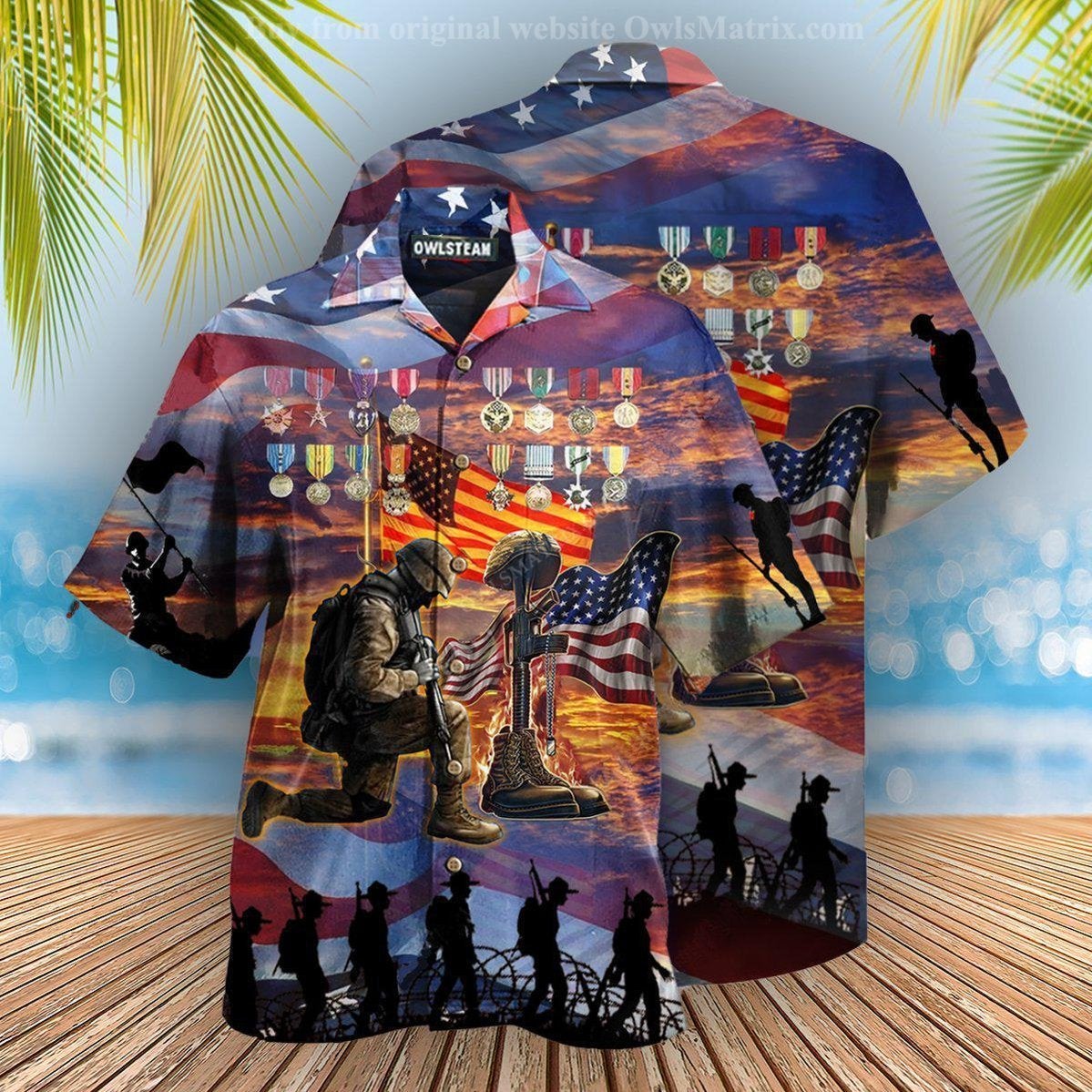 Veteran The High Price Of Freedom Is A Cost Paid By A Brave Few Edition Hawaiian Shirt | For Men & Women | Adult | HW9737{Size}