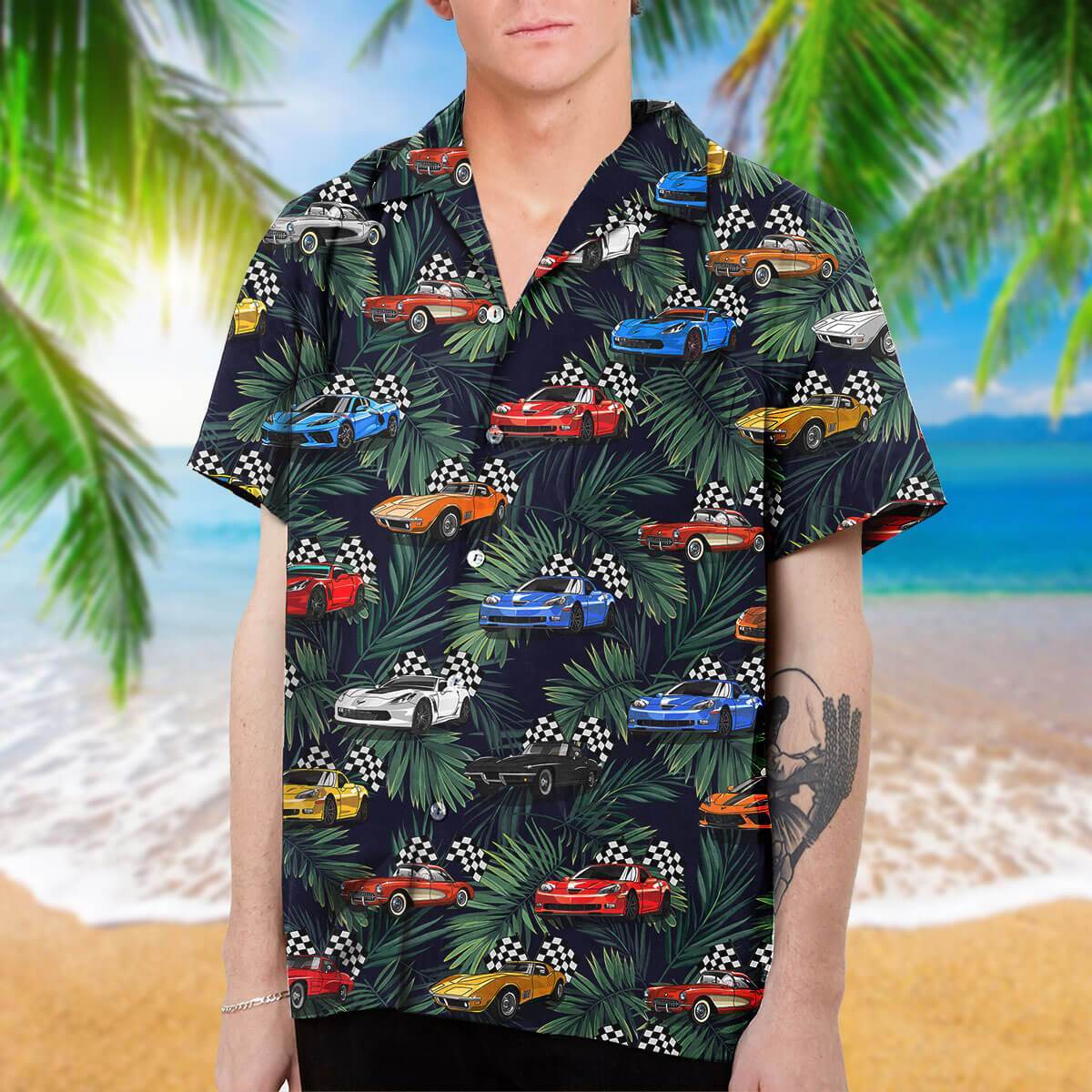 Vette Collection Art Hawaiian Shirt | For Men & Women | Adult | HW5157{Size}