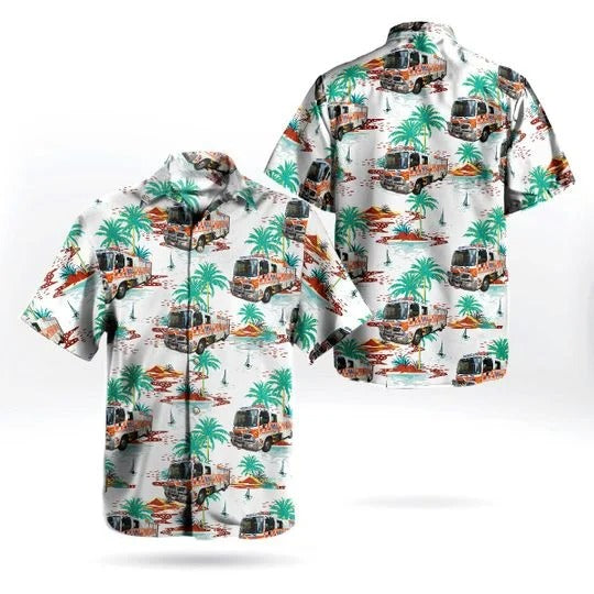 Victoria State Emergency Service Vicses Heavy Rescue Hawaiian Shirt{Size}