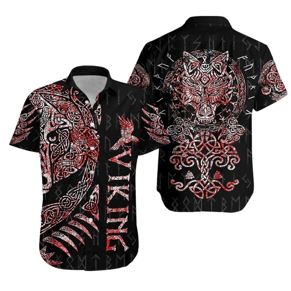 Vikings Bear Blood Hawaiian Shirt | For Men & Women | Adult | HW3297{Size}