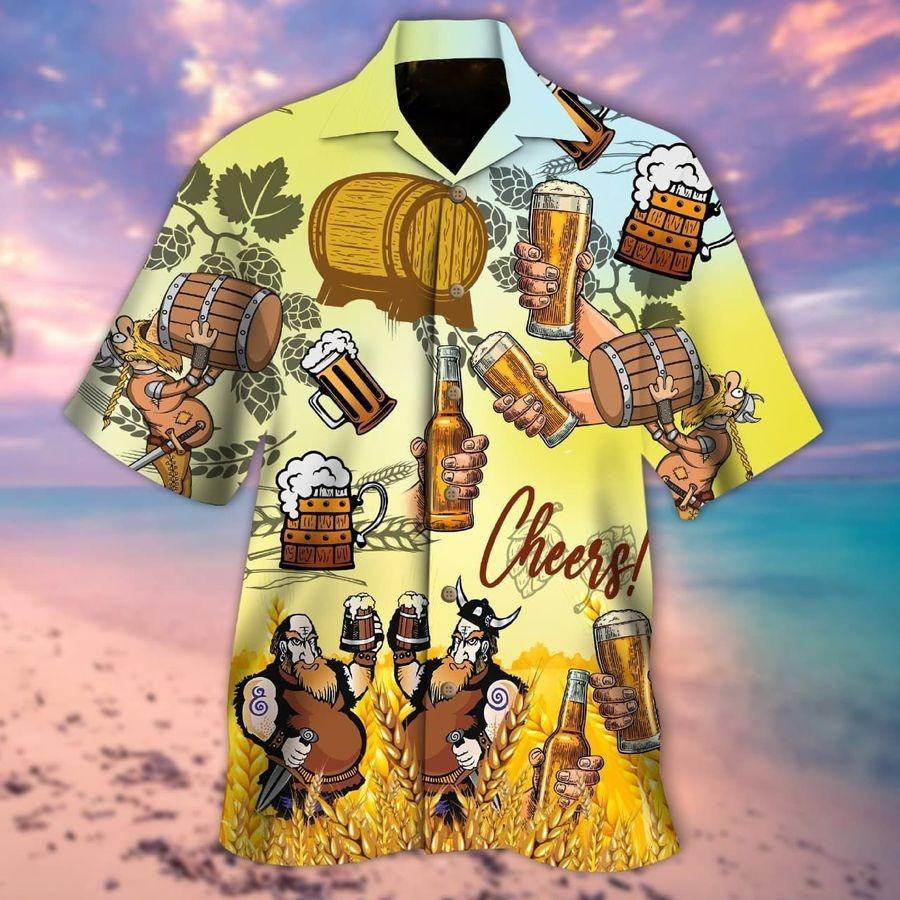 Vikings Beer Cheer Hawaiian Shirt | For Men & Women | Adult | HW9672{Size}