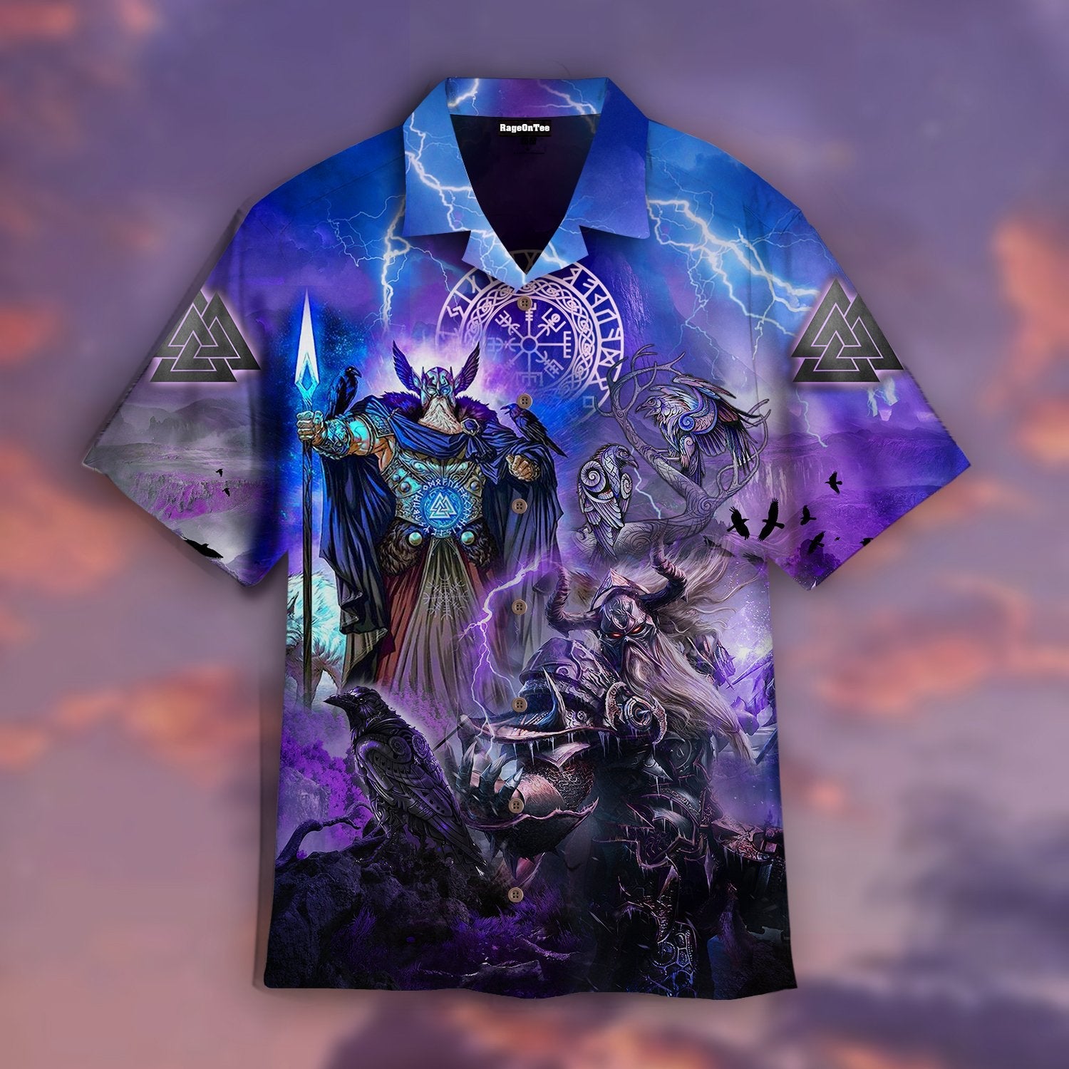 Vikings Odin Hawaiian Shirt | For Men & Women | Adult | HW4827{Size}