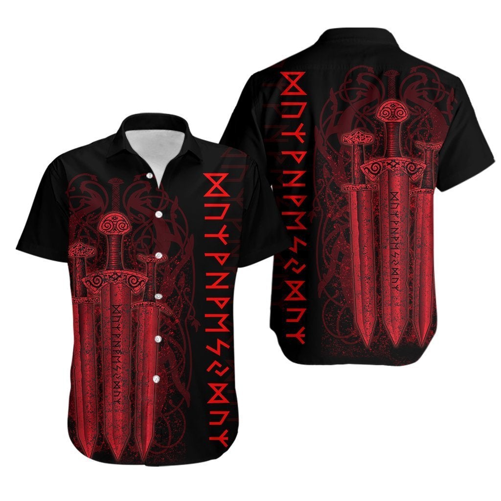 Vikings Sword Hawaiian Shirt | For Men & Women | Adult | HW3415{Size}