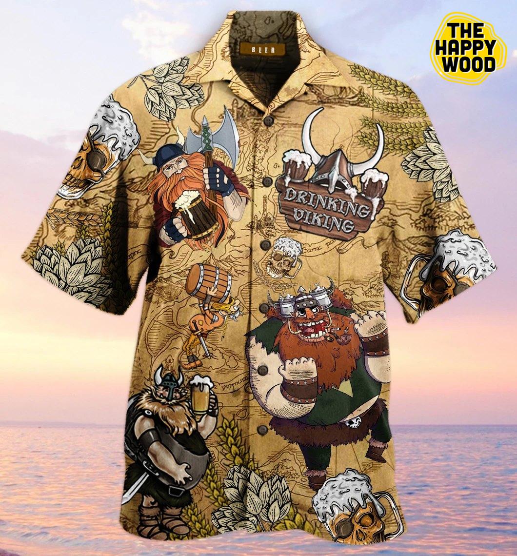 Vikings Style Lover Hawaiian Shirt Hawaii Beach Retro{Size}