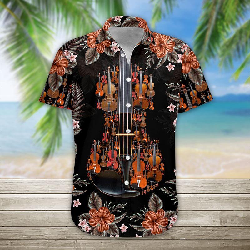 Violin Hawaiian Shirt | For Men & Women | Adult | HW6466{Size}