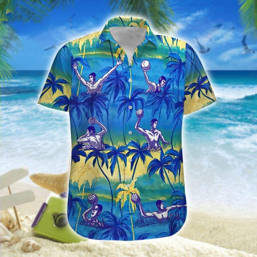 Water Polo Palm Hawaiian Shirt | For Men & Women | Adult | HW8283{Size}