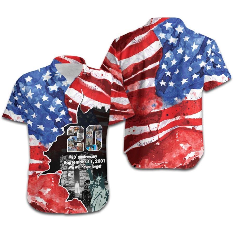 We Will Never Forget American Veteran Hawaiian Shirt | For Men & Women | Adult | HW8384{Size}