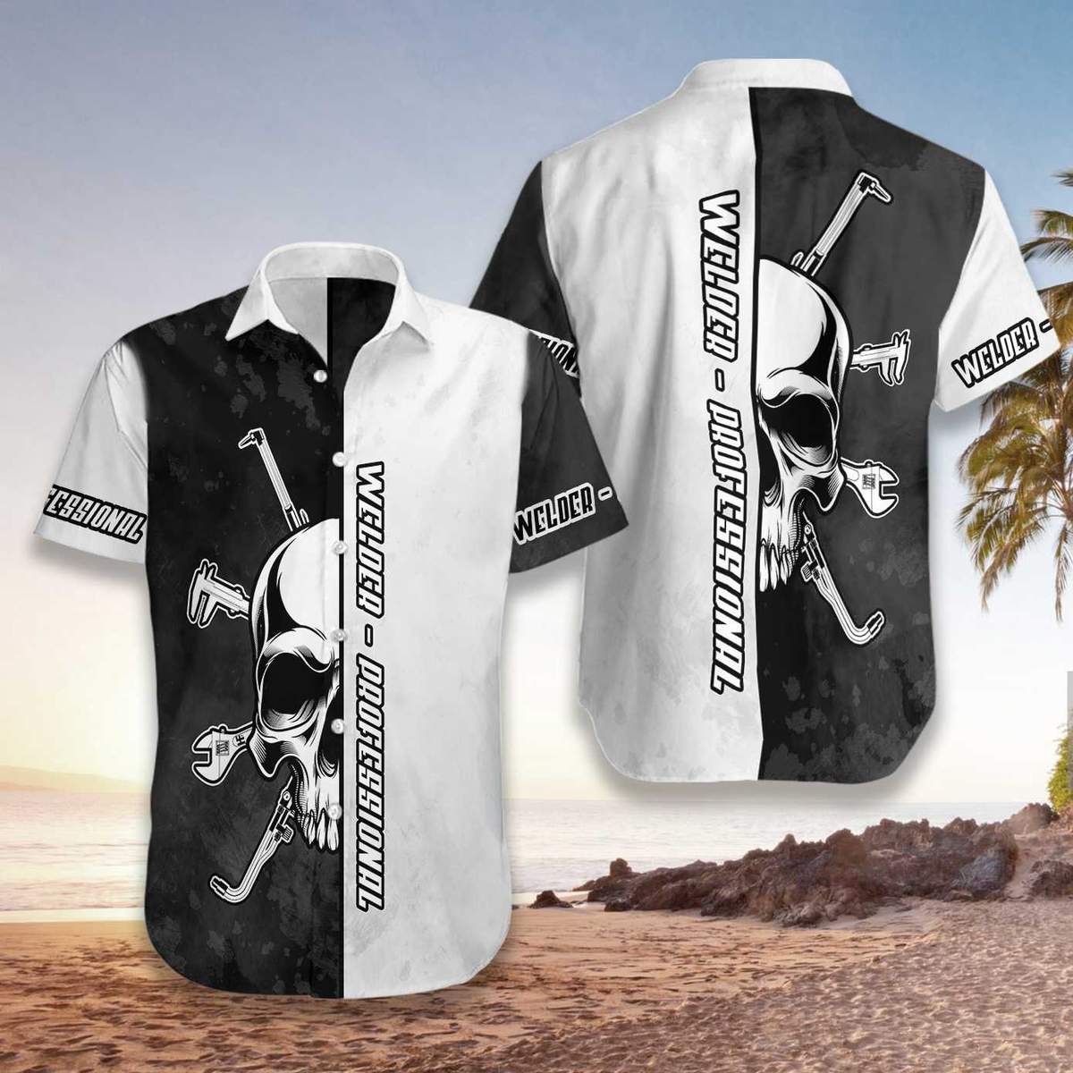 Welder Professional Hawaiian Shirt | For Men & Women | Adult | HW6323{Size}