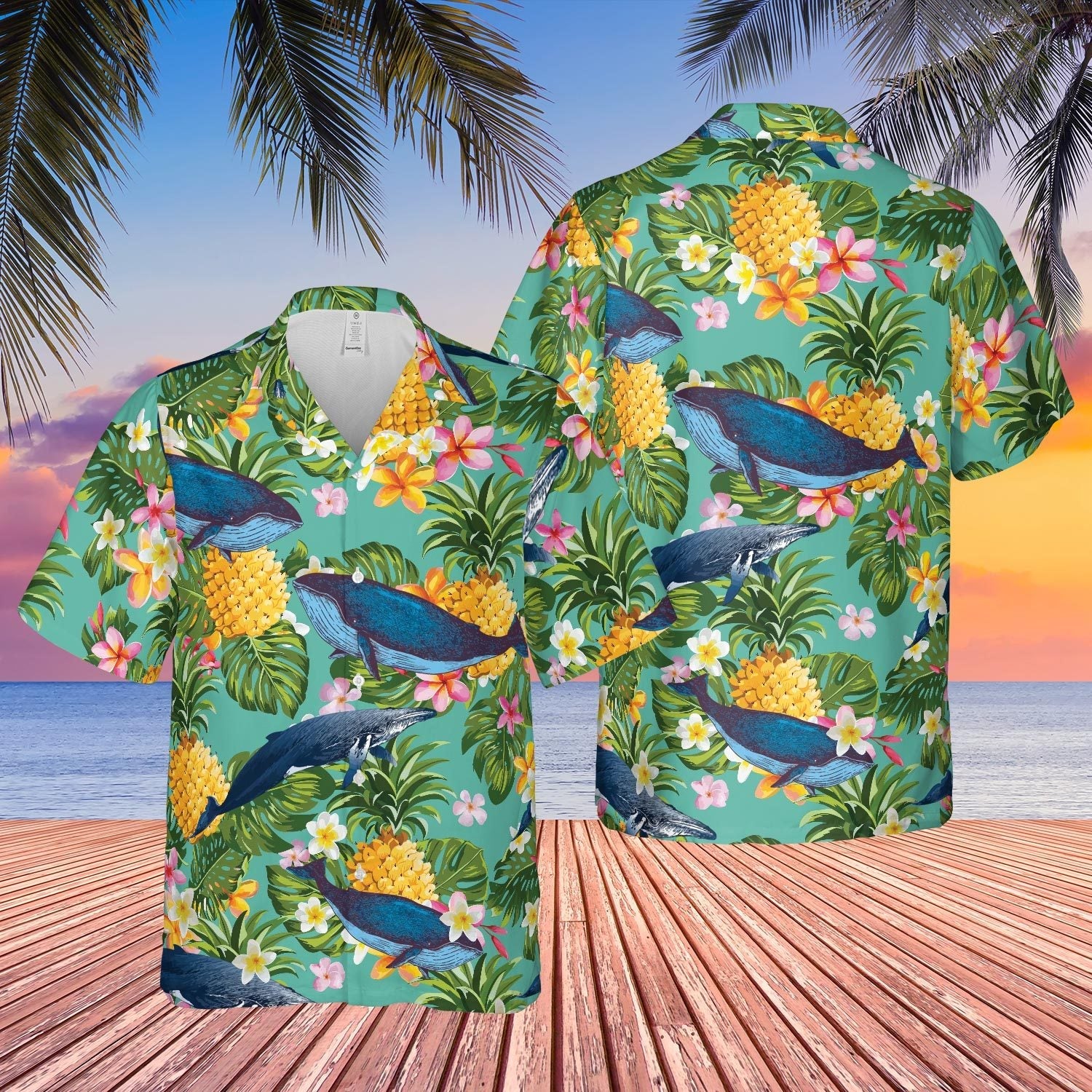 Whale Hawaiian Shirt | For Men & Women | Adult | HW4633{Size}