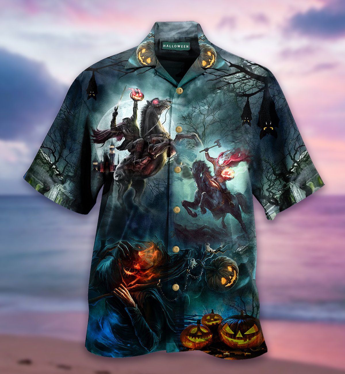 Where Is My Head Halloween Hawaiian Shirt{Size}