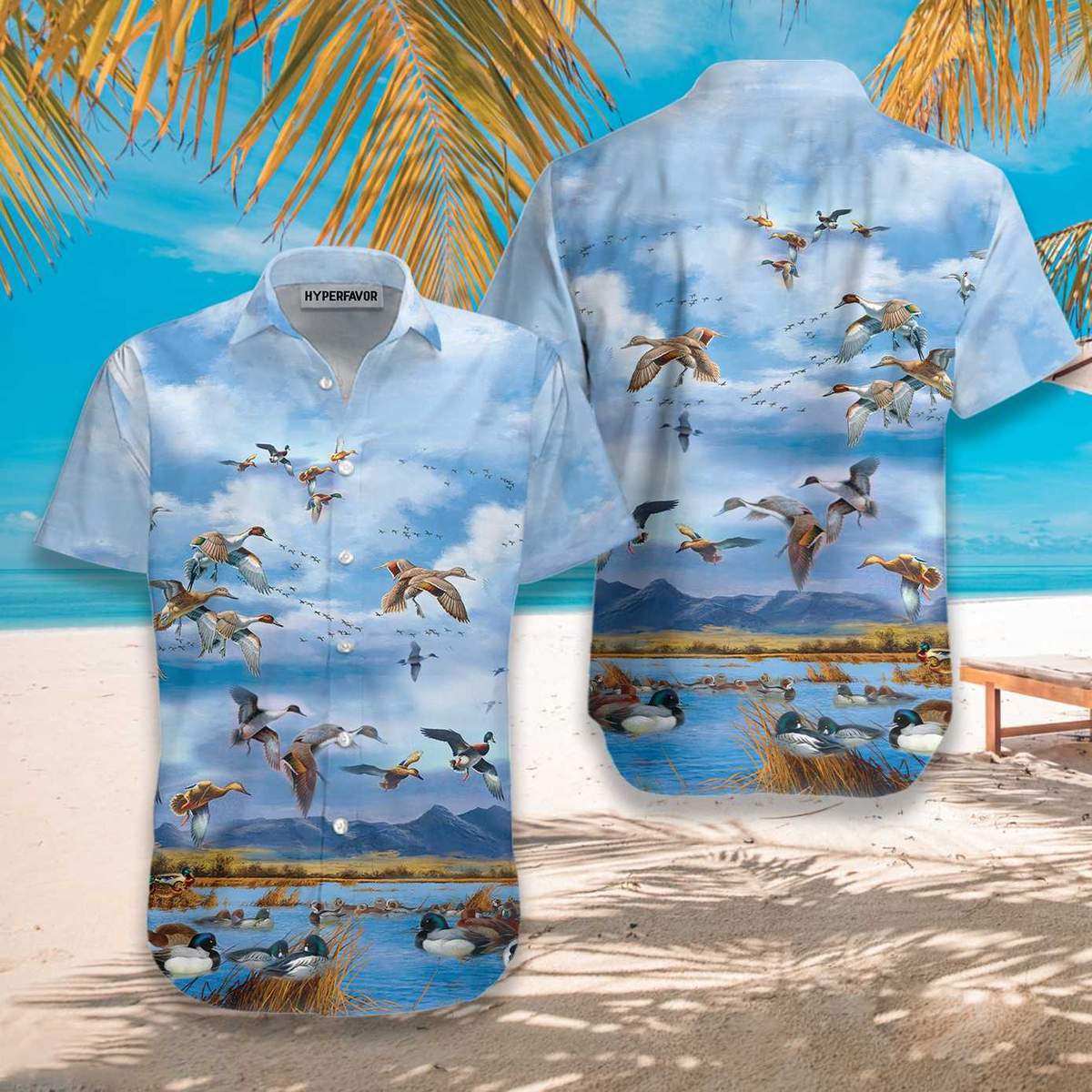 Wild Ducks Keep Your Freedom Hawaiian Shirt | For Men & Women | Adult | HW7787{Size}