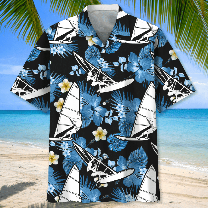 Windsurfing Natute Hawaiian Shirt | For Men & Women | Adult | HW9676{Size}