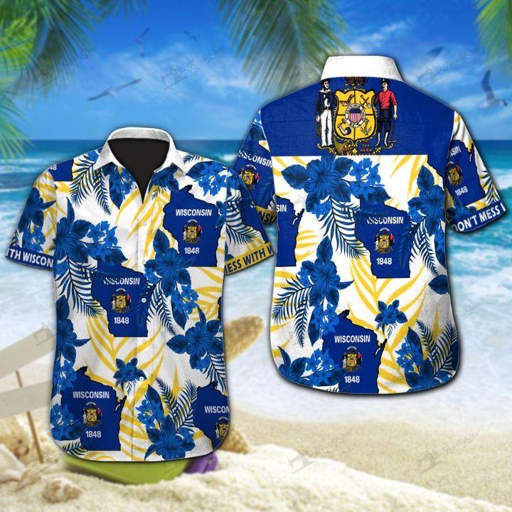 Wisconsin Hawaiian Shirt | For Men & Women | Adult | HW7467{Size}