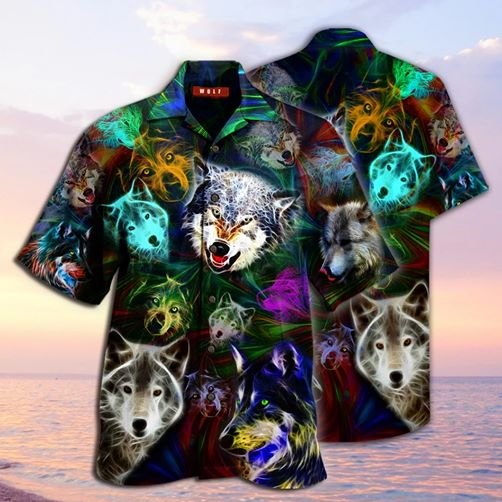 Wolf Hawaiian Shirt | For Men & Women | Adult | HW3934{Size}