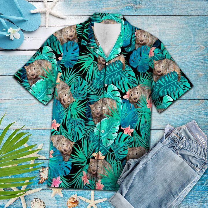 Wombat Tropical Hawaiian Shirt | For Men & Women | Adult | HW6513{Size}