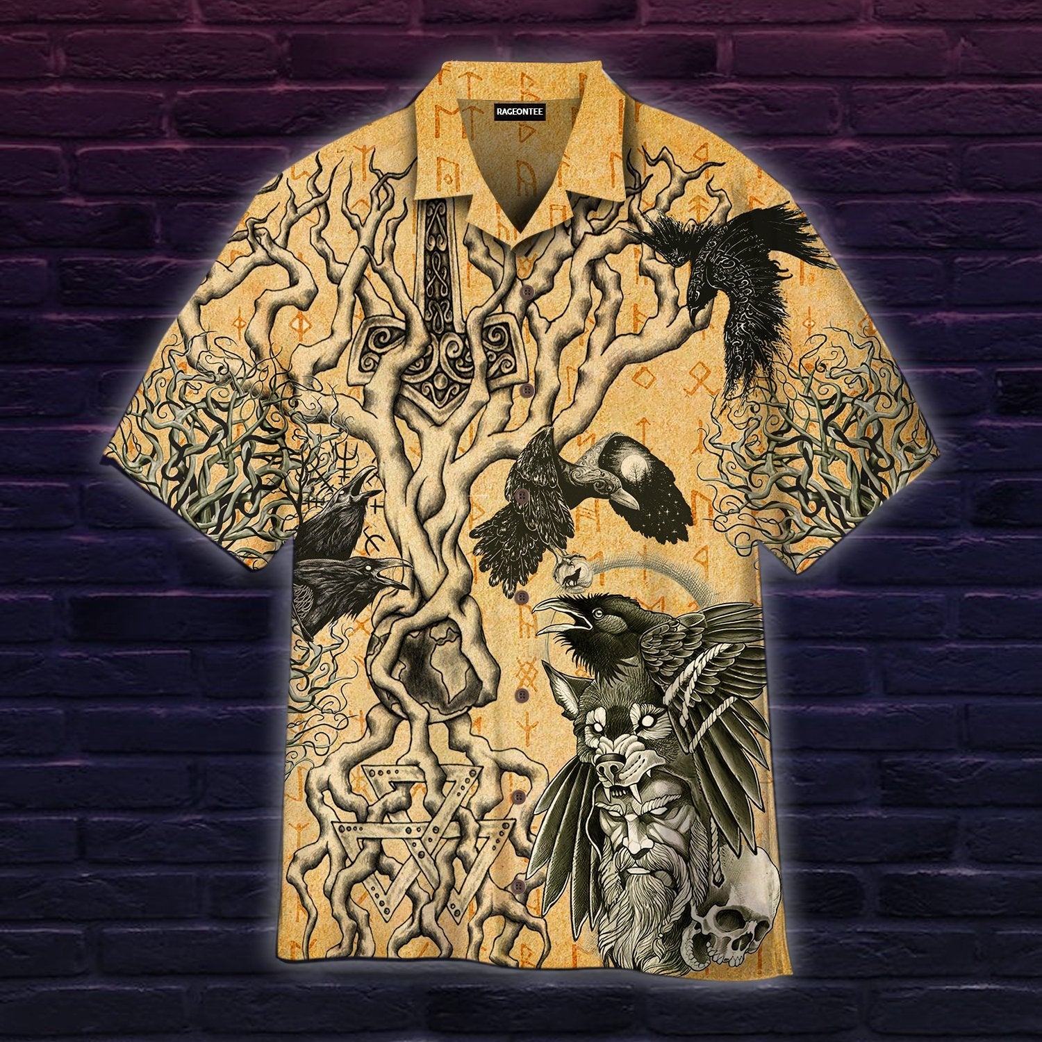 Wonderful Vikings Tree Of Life Hawaiian Shirt | For Men & Women | Adult | WT1509{Size}