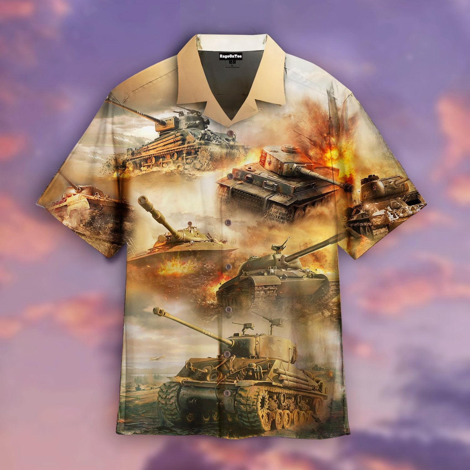 World Of America Tanks Veteran Hawaiian Shirt | For Men & Women | Adult | HW4953{Size}