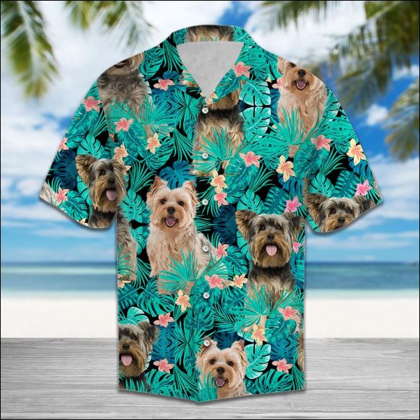 Yorkshire Terrier Tropical Hawaiian Shirt â Dnstyles{Size}