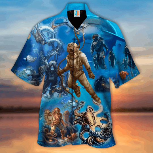 You Only Live Once, Let's Go Diving Hawaiian Shirt | For Men & Women | Adult | HW3970{Size}