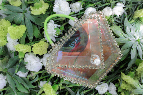 Iridescent Diamond Clutch Flower