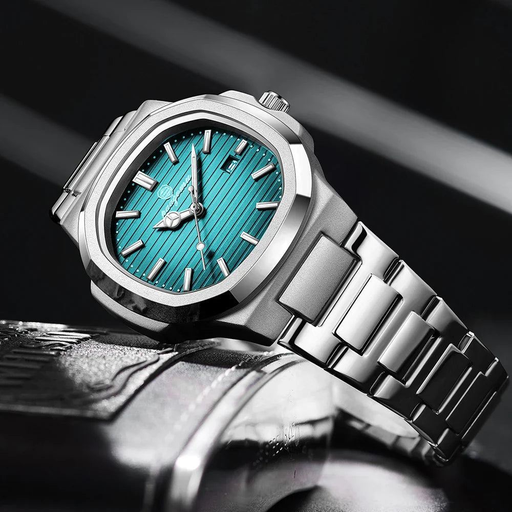 Edelstahl Armbanduhr