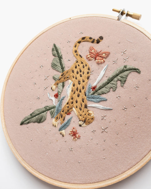 Made of Stars Cheetah Jungle Embroidery Kit – Emily June