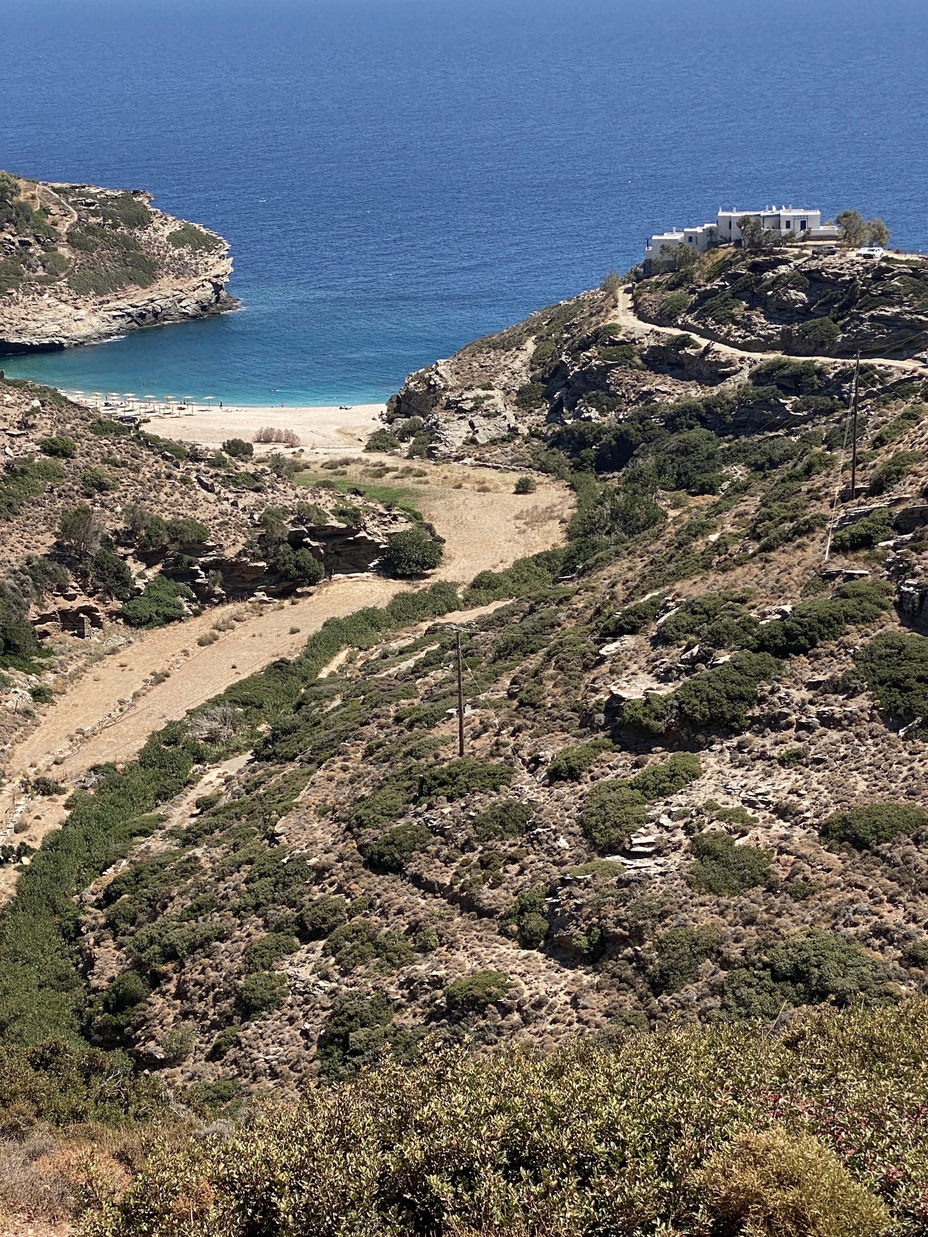 Andros hiking path