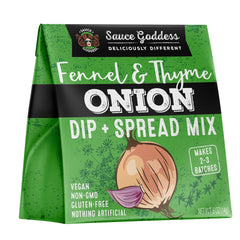 onion dip, onion spread, fennel and thyme onion