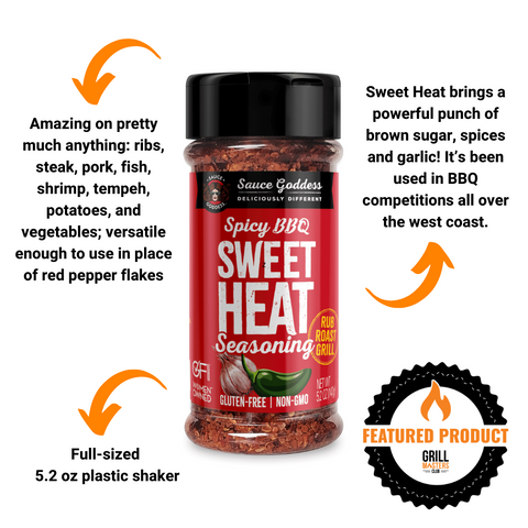 Spicy BBQ Sweet Heat Seasoning by Sauce Goddess