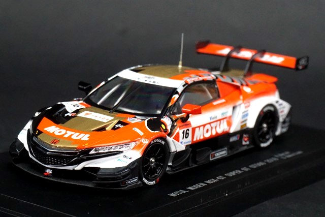 45548 EBBRO 1:43 Honda MOTUL MUGEN NSX-GT SUPER GT GT500 2017 #16