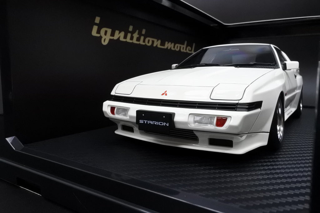 IG1793 ignition model 1:18 Mitsubishi STARION 2600 GSR-VR (E-A187A) White