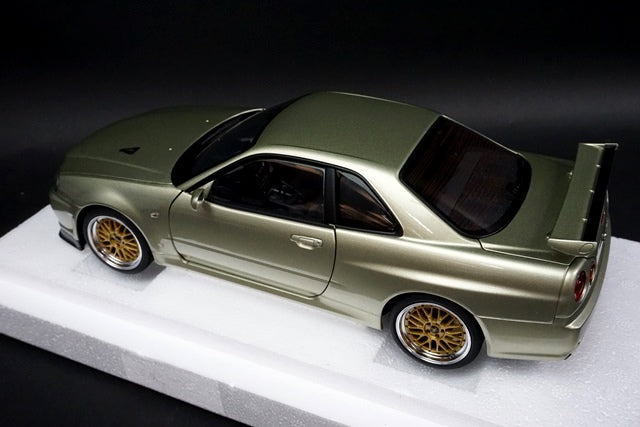 オートアート 1/18 スカイライン GT-R R34 Vスペック Ⅱ BBS smcint.com