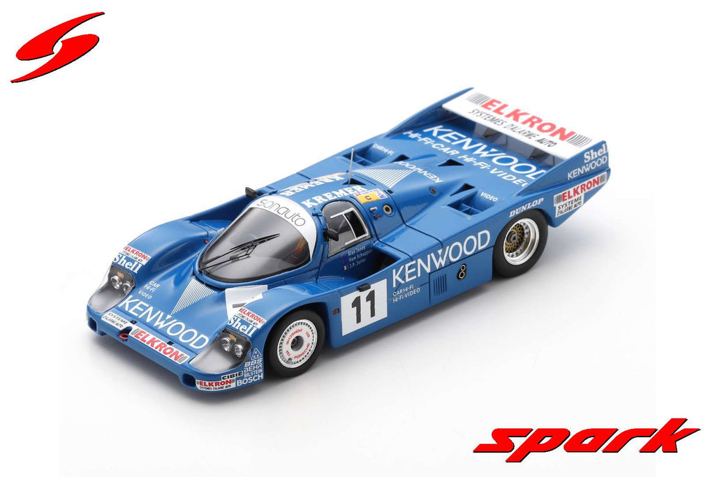 1:43 HPI 8031 Porsche 956 LH Le Mans 1984 #8 J.L.Schlesser/S