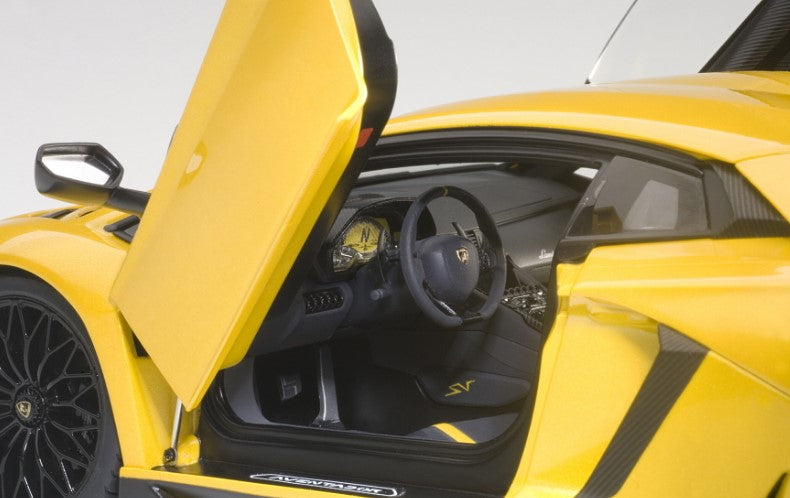 74558 AUTOart 1:18 Lamborghini Aventador LP750-4 SV Metallic Yellow – Boost  Gear - International Shipping - Online Shop