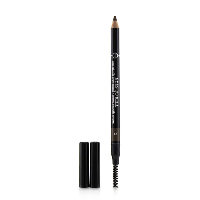 Giorgio Armani Eyes To Kill Smooth Silk Brow Pencil - # 2 Mahogany  –  Fresh Beauty Co. USA
