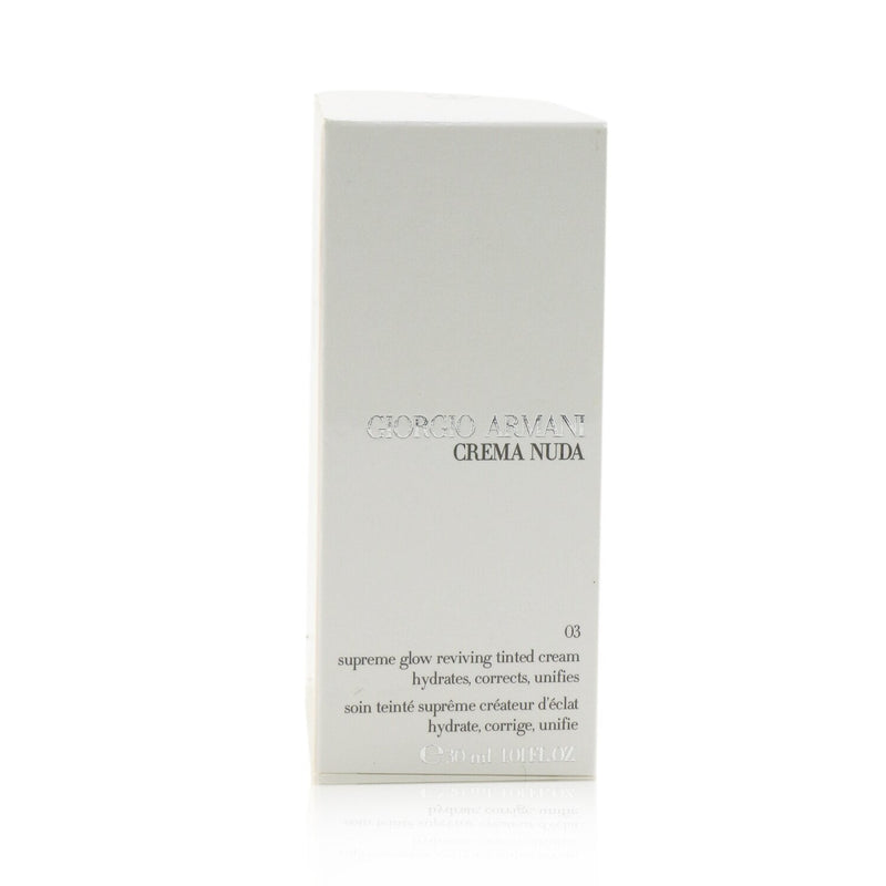 Giorgio Armani Crema Nuda Supreme Glow Reviving Tinted Cream - # 03 Fa –  Fresh Beauty Co. USA