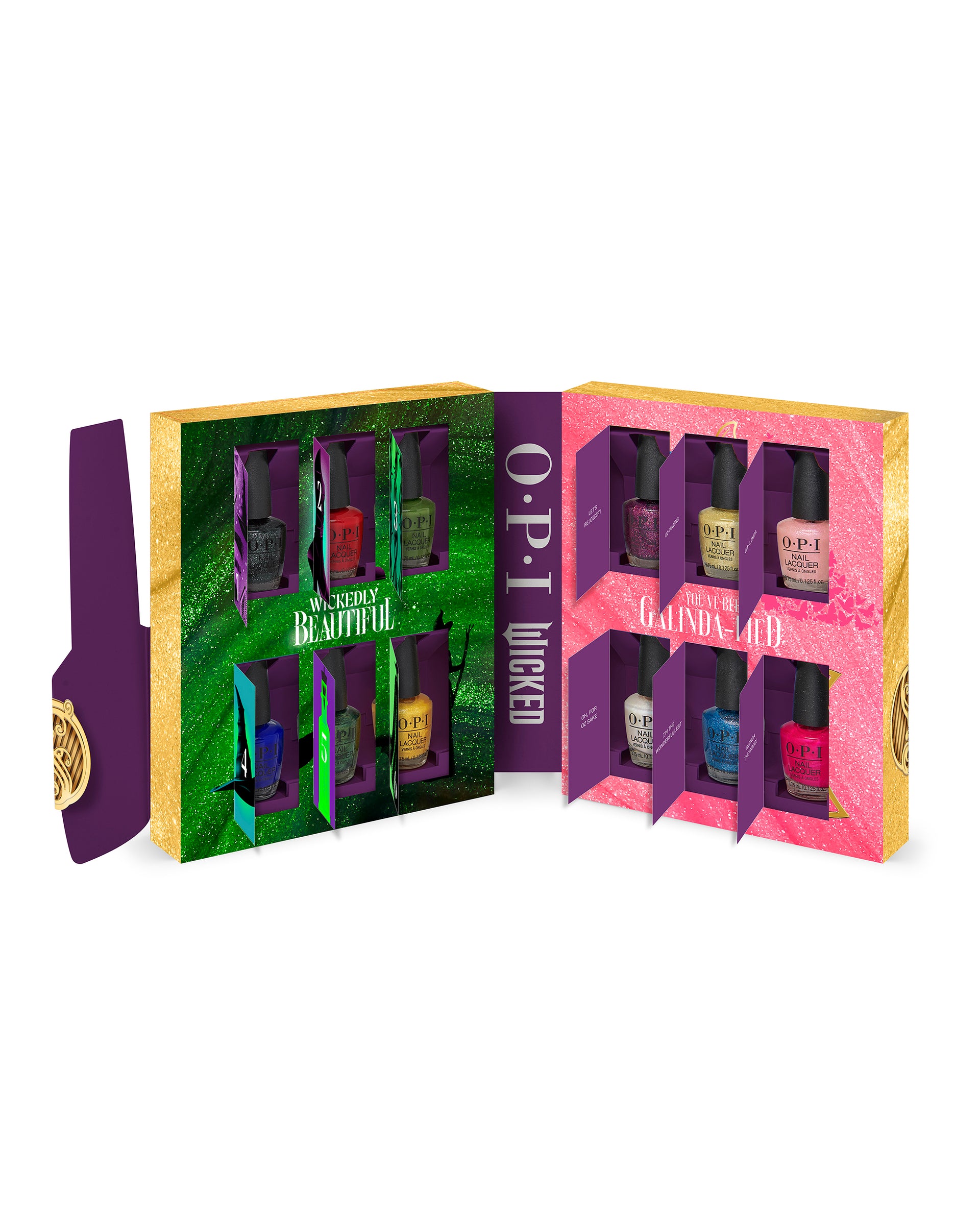12pc Mini Nail Polish Holiday Advent Calendar OPI