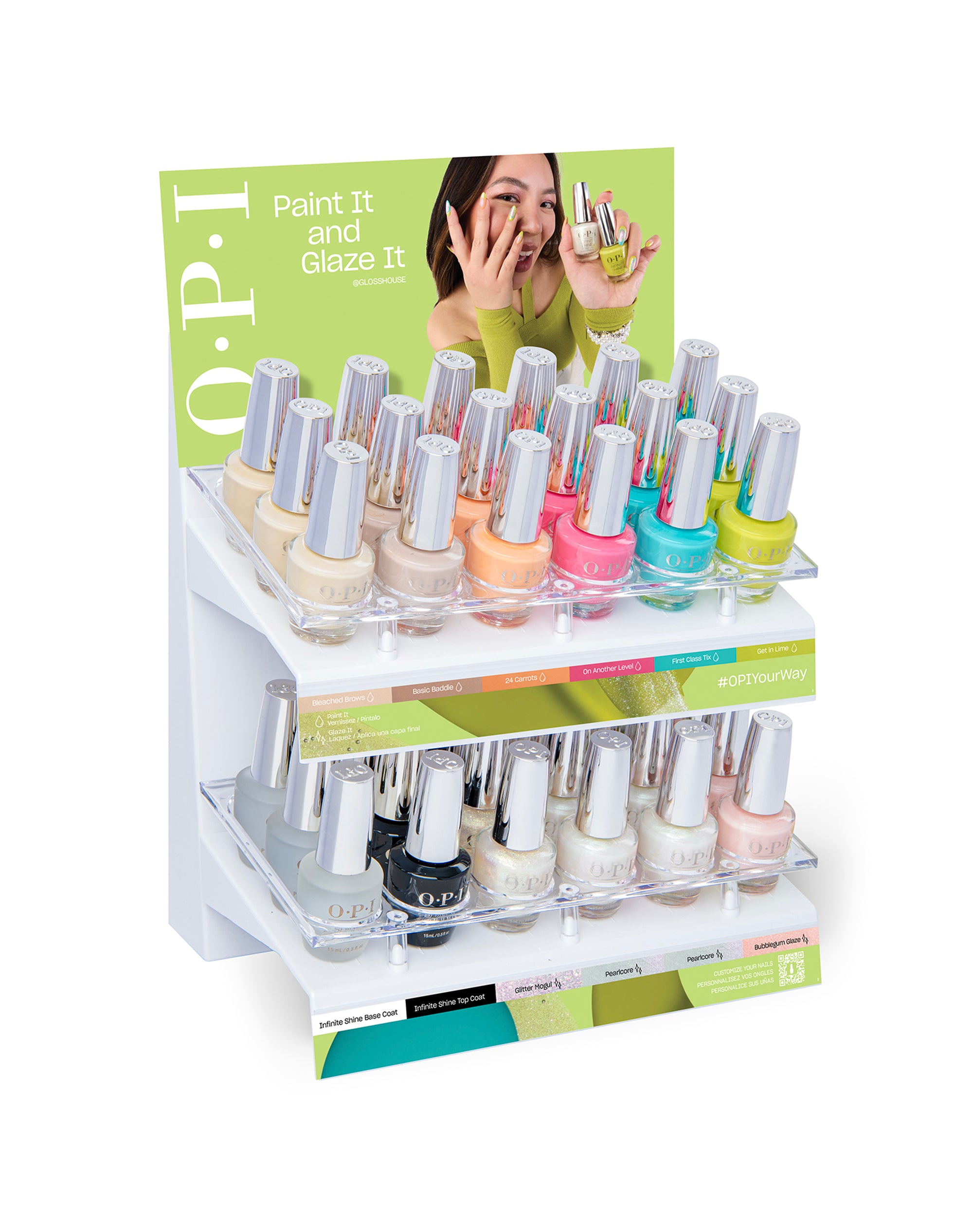 3/4/5/6/7 Layers Acrylic Nail Polish Display Organizer Shelf Clear Cosmetic Display  Rack Holder Frame Jewelry Stand Storage Box - AliExpress