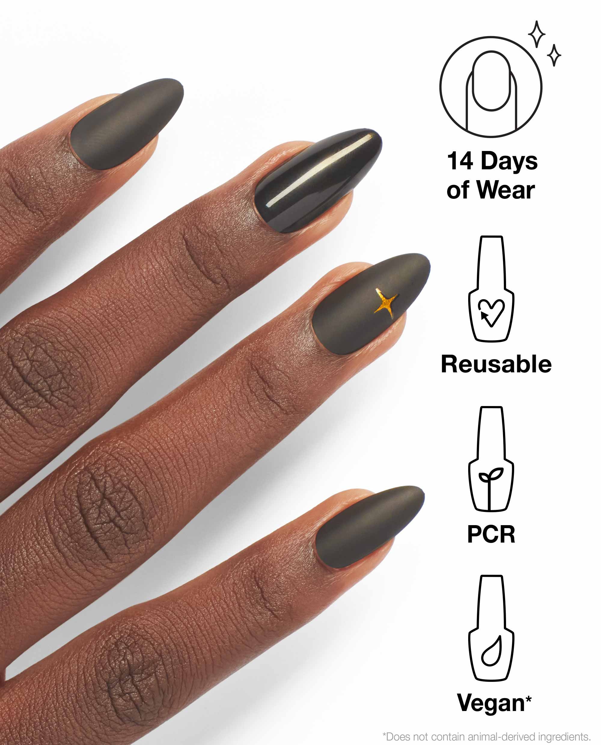 OPI Leo AF Gold Press On Nails Benefits