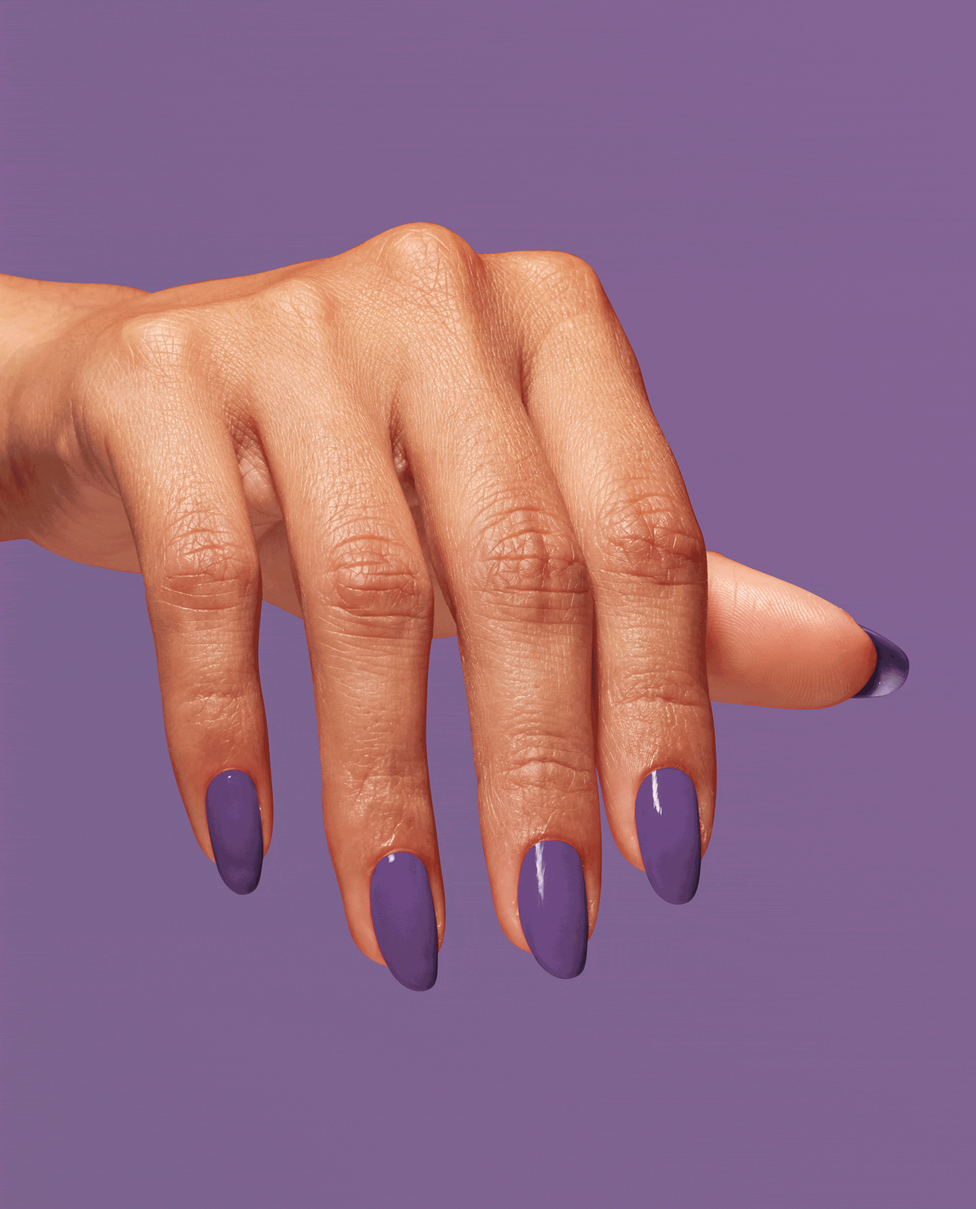 34+ Dark Purple Nail Designs | Acrylic Nail Art 2023 | Purple glitter nails,  Purple nails, Dark purple nails
