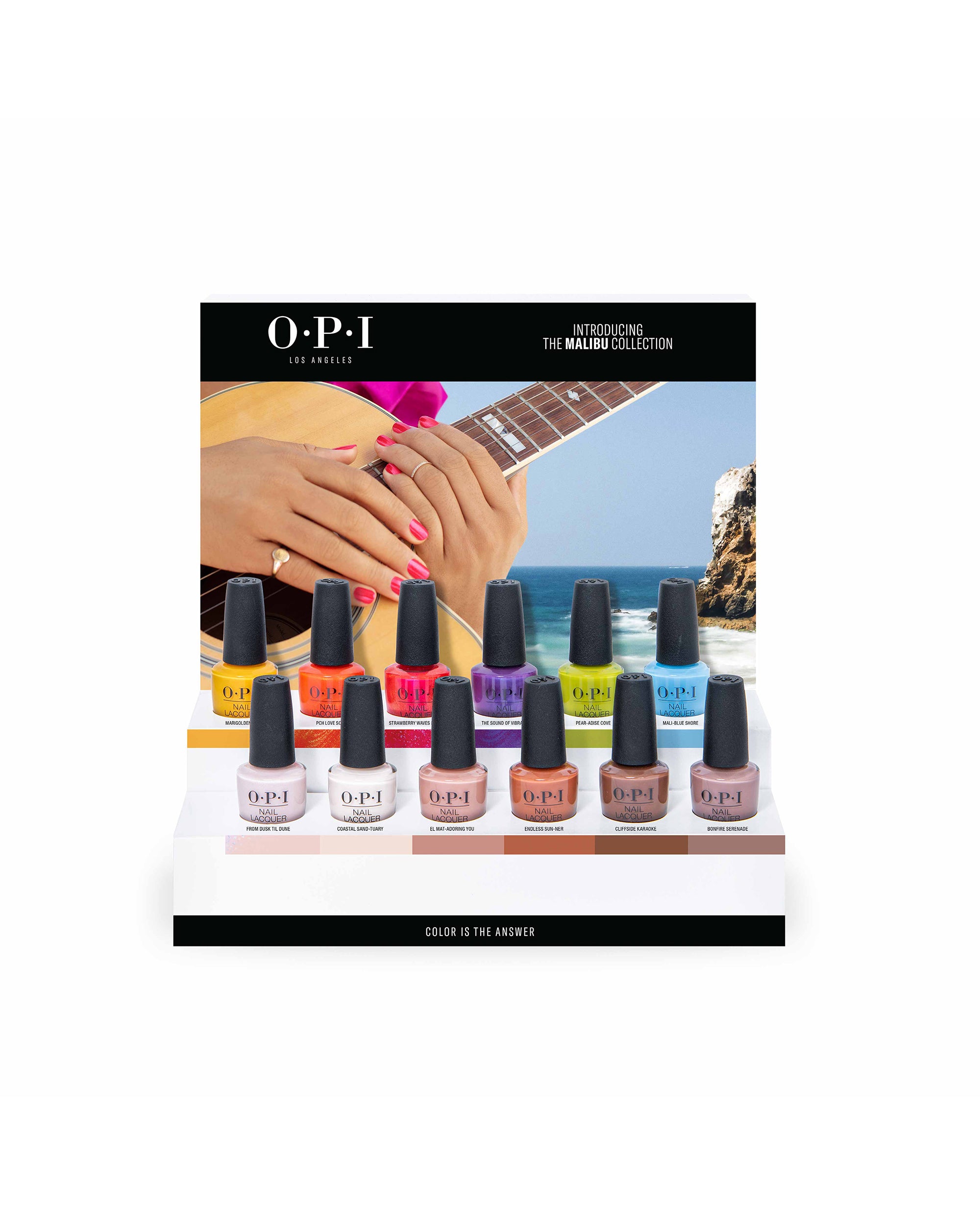 OPI Summer '21 Nail Lacquer 12PC Chipboard Display