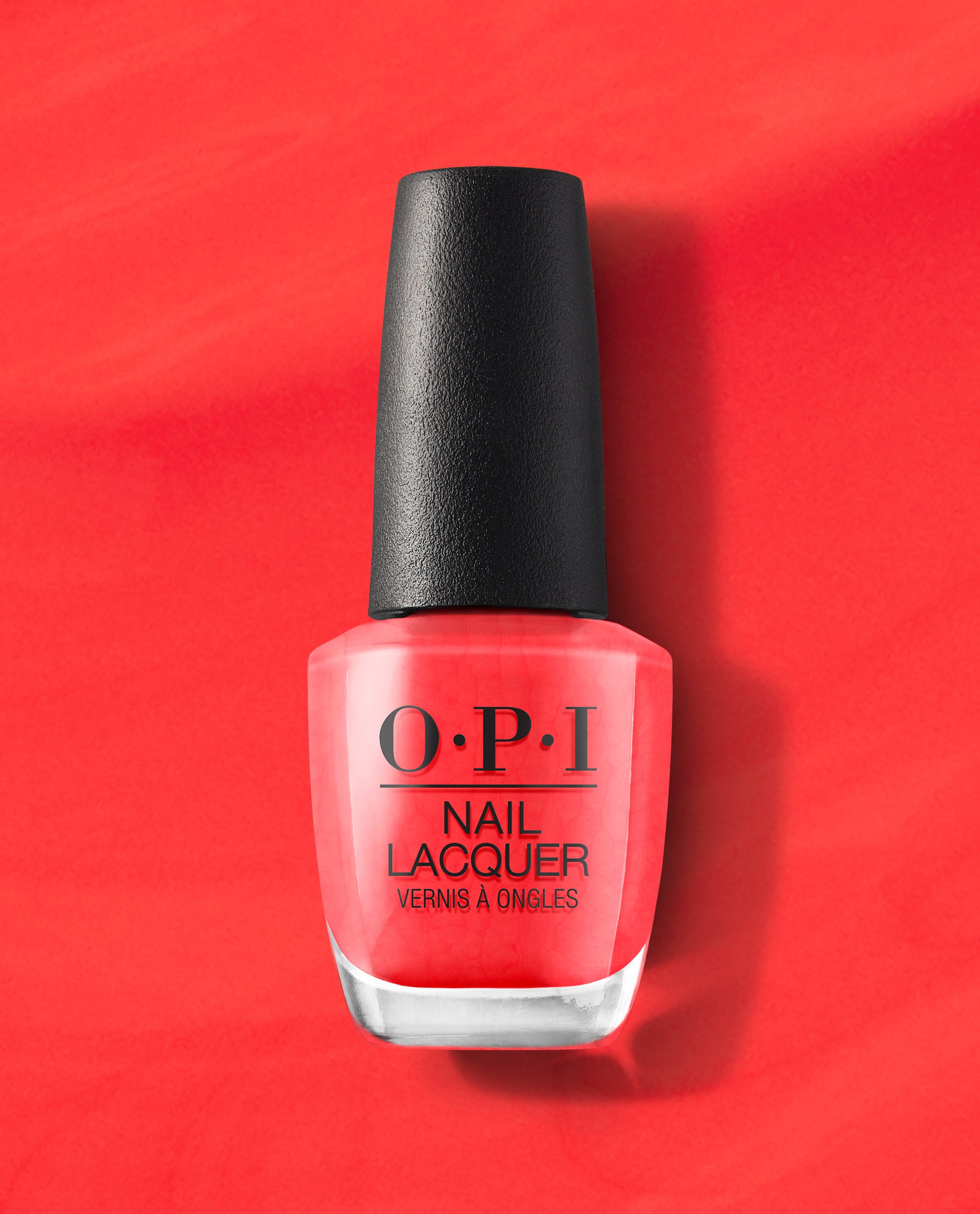 OPI Nail Lacquer, Nln25-Big Apple Red - 0.5 oz bottle