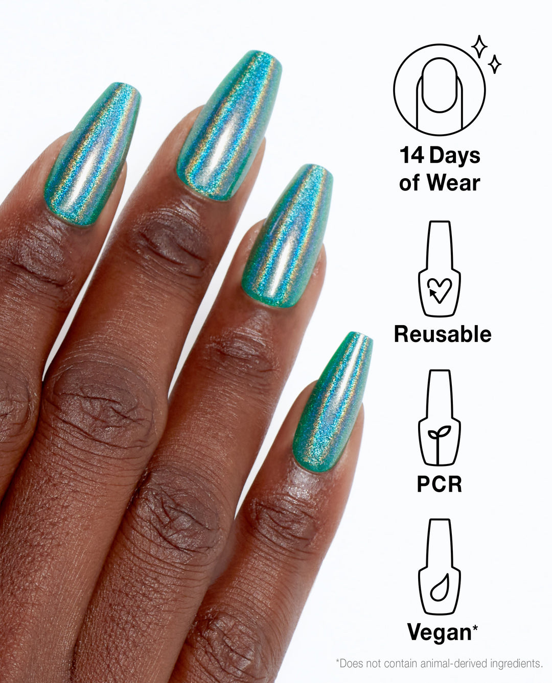 OPI Ask For A Raise Green Press-on Nails Benefits